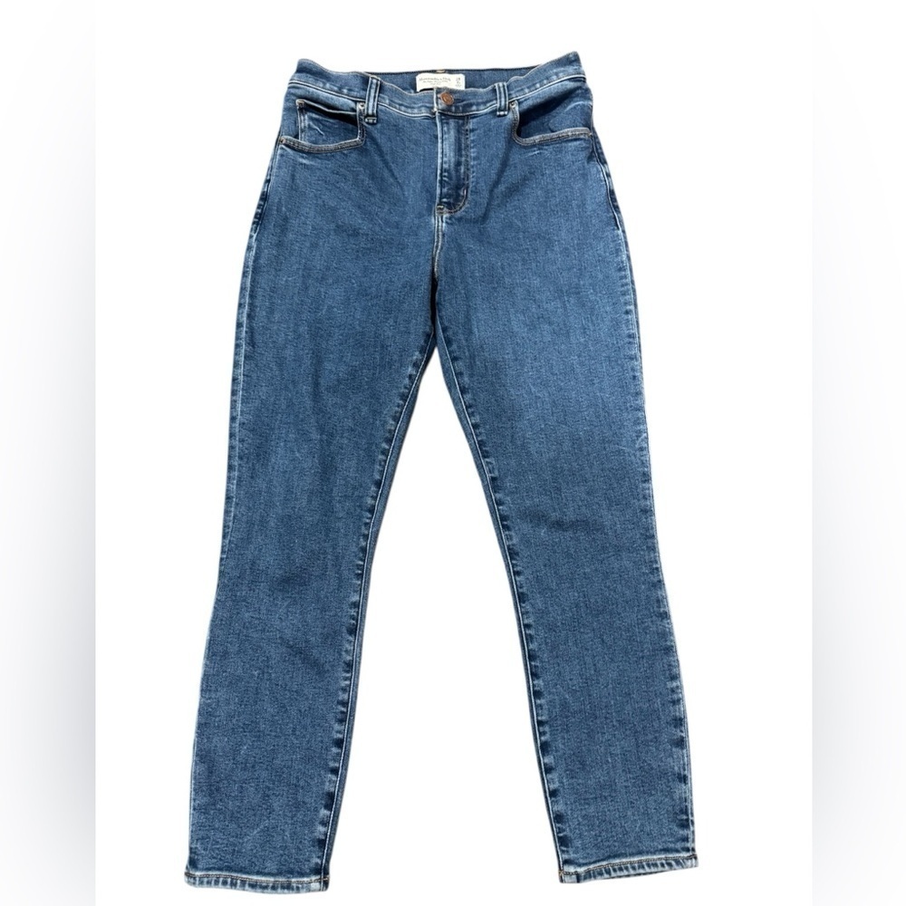 Abercrombie & Fitch Super Skinny Ankle High Rise Jeans Womens Size 28 6 Short